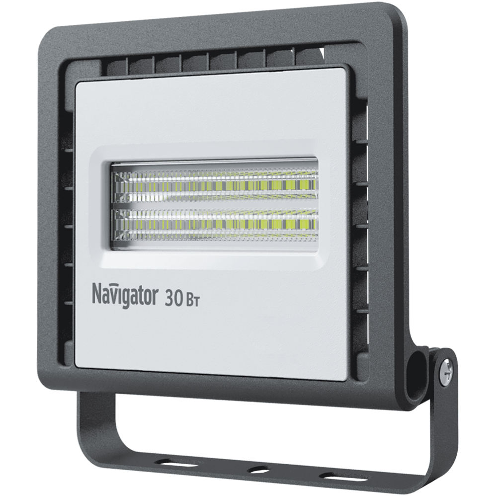 

Прожектор светодиодный Navigator, 30Вт, 2400лм, 6500K, IP65, серый (14144)