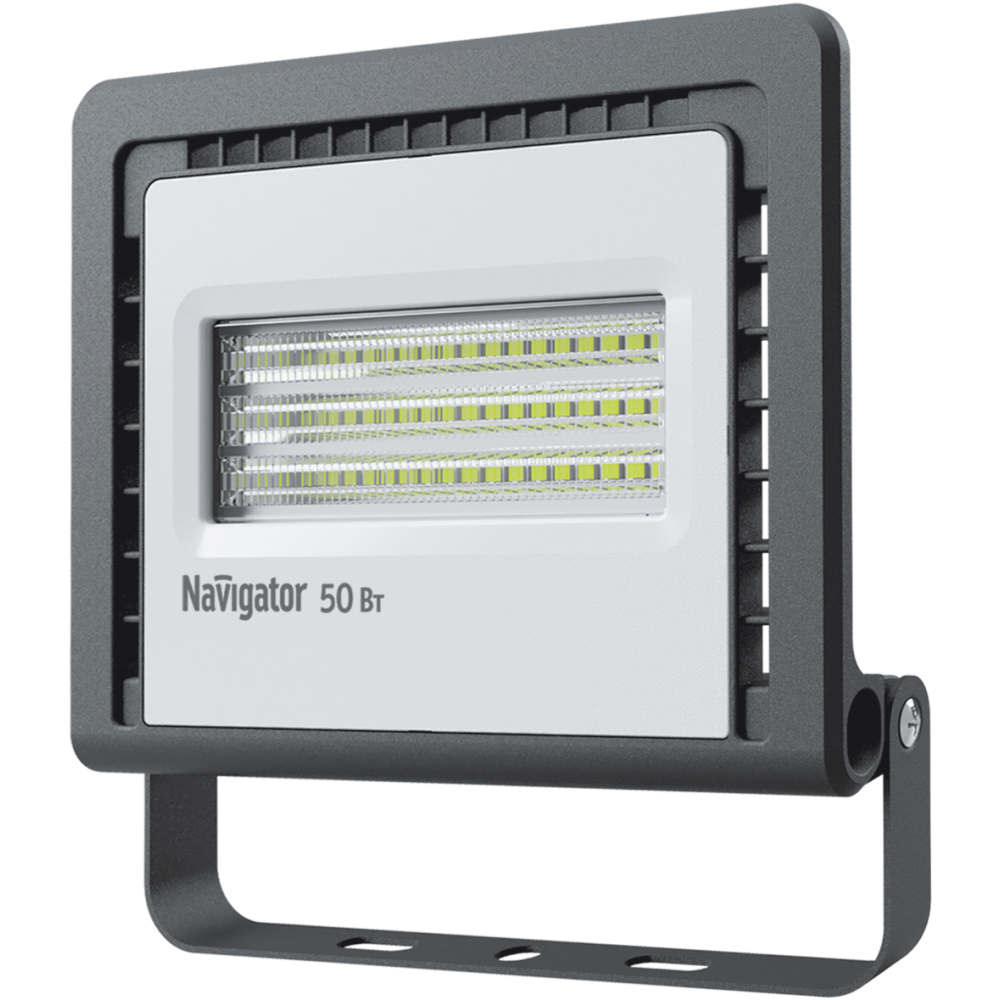 

Прожектор светодиодный Navigator, 50Вт, 4100лм, 6500K, IP65, серый (14146)