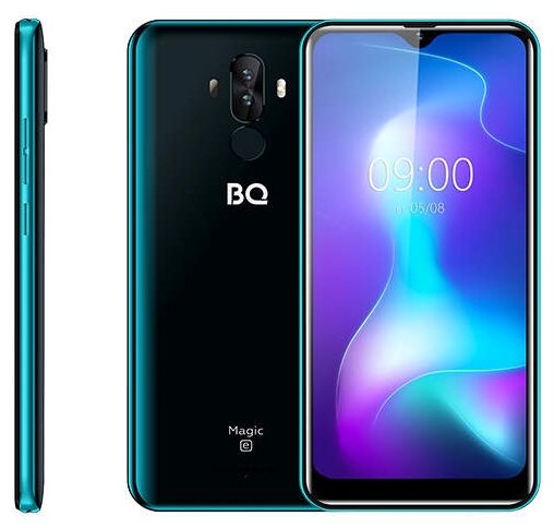 

Смартфон BQ 6042L Magic E, 6.09" 600x1280 IPS, Unisoc SC9863A, 2Gb RAM, 32Gb, NFC, 2xCam, 2-Sim, 2950mAh, Micro-USB, Android 9.0, синий, 6042L Magic E
