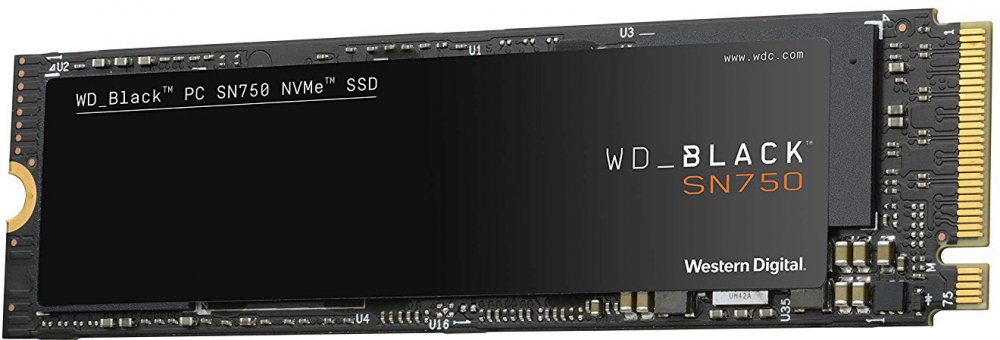 Твердотельный накопитель (SSD) Western Digital 2Tb Black SN750, 2280, M.2, NVMe (WDS200T3X0C) - фото 1