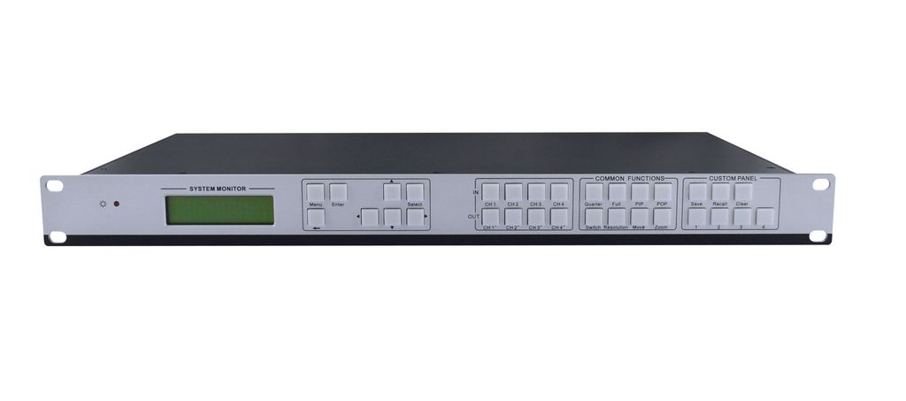 Матричный коммутатор Digis VWP-44, DVI, 1920x1080 до 10м, 4x4 DVI, 1080P, EDID, USB, RS232, TCP/IP ( VWP-44)