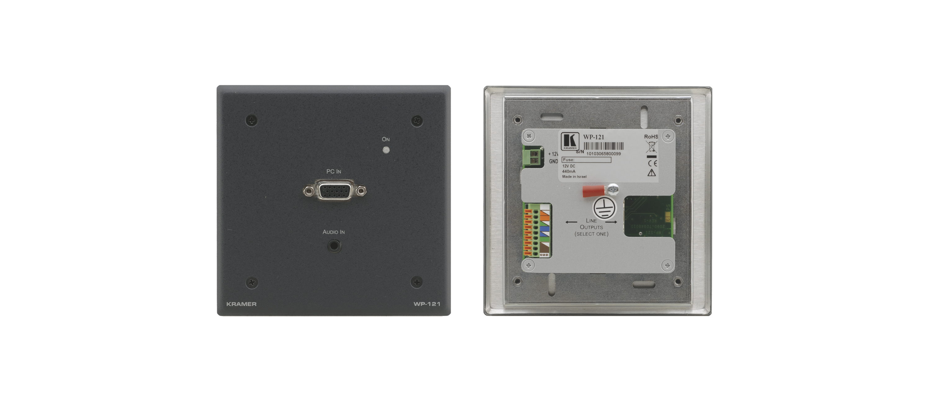 Удлинитель по витой паре Kramer WP-121/US(G)
