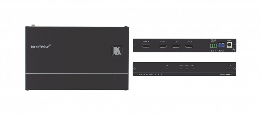 

Усилитель-распределитель Kramer VM-3H2, 1xHDMI-3xHDMI, 3840x2160, 1:3 (VM-3H2), VM-3H2