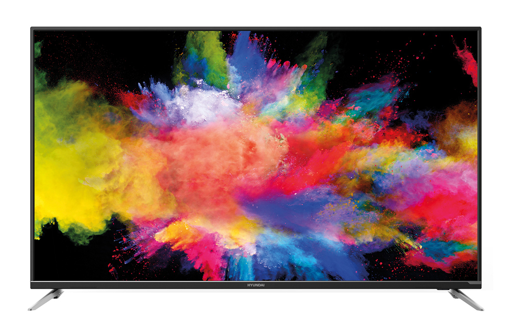 

Телевизор 55" Hyundai H-LED55EU7008, 4K, 3840x2160, DVB-T2 /C /S2, HDMIx4, USBx2, WiFi, Smart TV, черный, H-LED55EU7008
