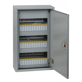 

Щит распределительный ЩРН-36, навесной, металл, 3 ряда/36 модулей, замок с ключом, серый, IP 31, PROxima EKF (mb21-36n), ЩРН-36