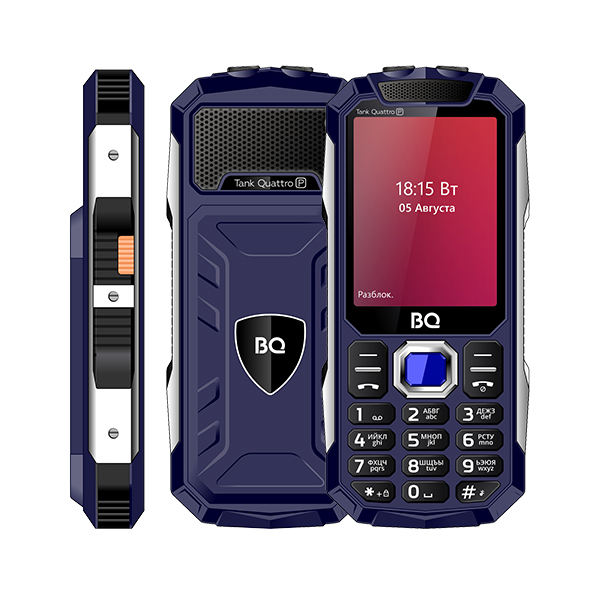 

Мобильный телефон BQ 2817 Tank Quattro Power, 2.8" 320x240 TN, 32Mb RAM, 32Mb, BT, 1xCam, 4-Sim, 5000 мА·ч, micro-USB, синий (86184028), 2817 Tank Quattro Power