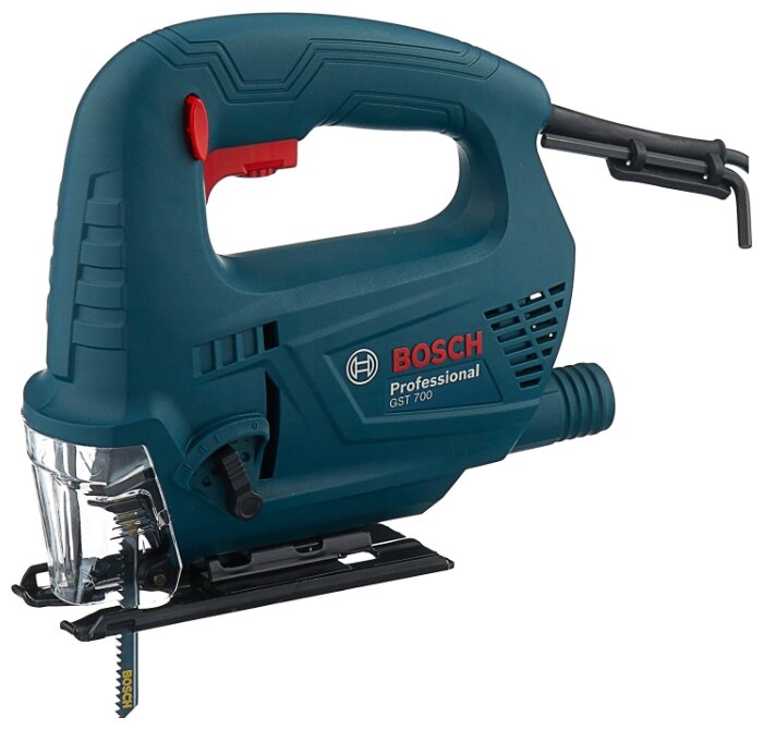 

Электролобзик Bosch GST 700, 500Вт, маятниковый ход, регулировка частоты хода, сдув опилок (06012A7020), GST 700