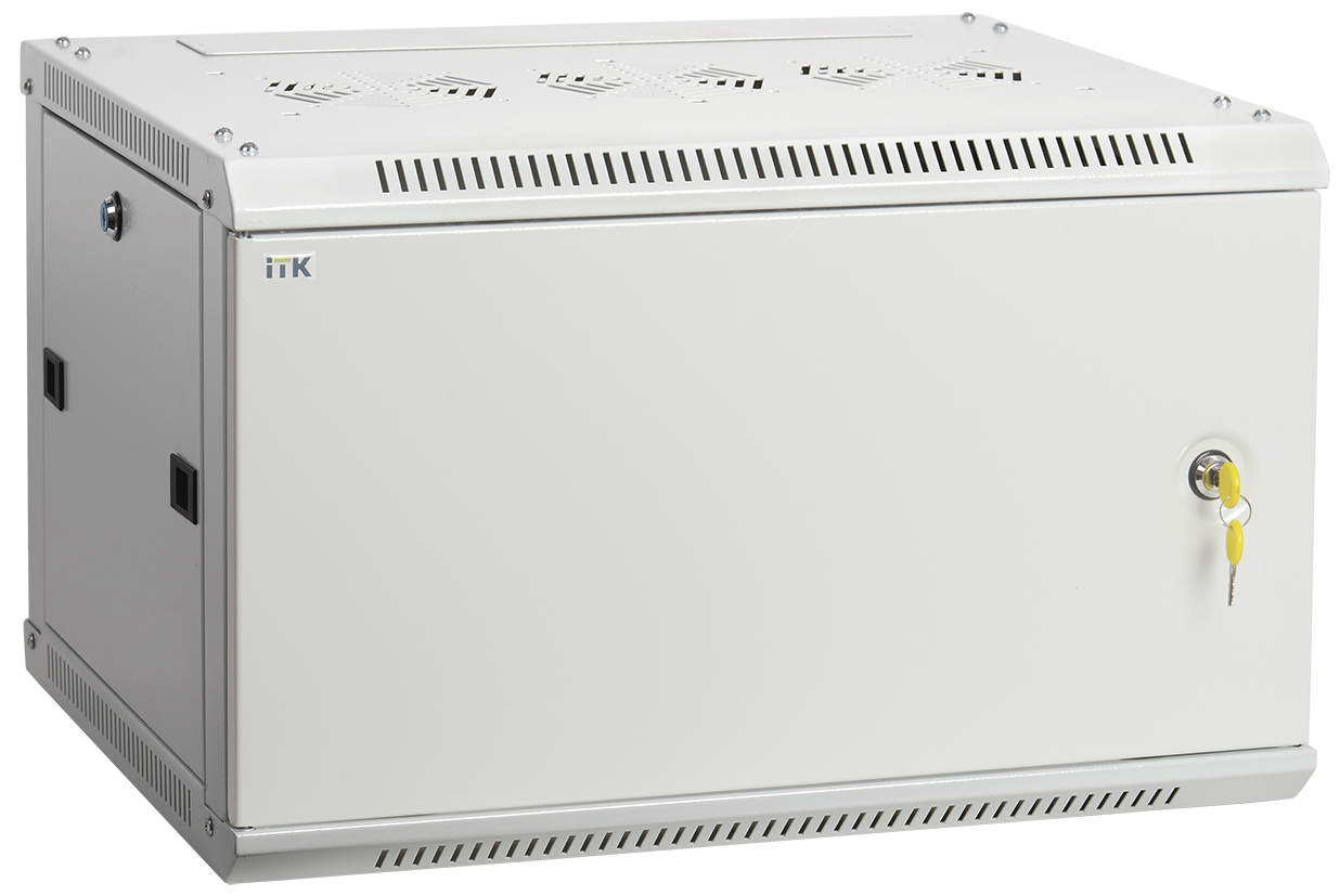 

Шкаф телекоммуникационный настенный 12U 600x600 мм, металл, серый, разборный, ITK LINEA W (LWR3-12U66-MF)
