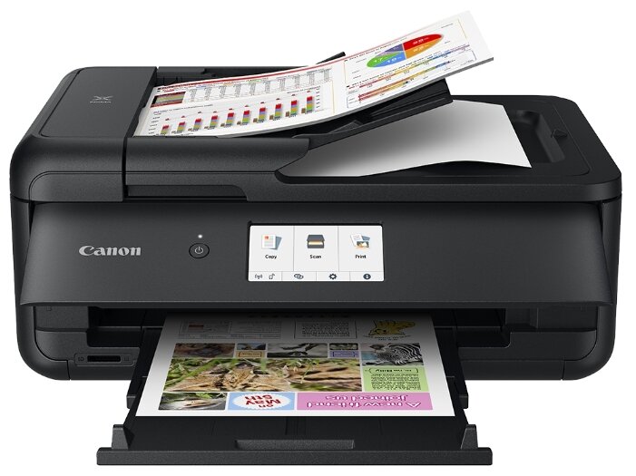 

МФУ струйный Canon Pixma TS9540, A3, цветной, 15стр/мин (A4 ч/б), 10стр/мин (A4 цв.), 4800x1200dpi, дуплекс, АПД-20 листов, сетевой, Wi-Fi, USB (2988C007), TS9540