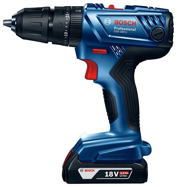Дрель-шуруповерт Bosch GSB 180-LI (06019F8323)