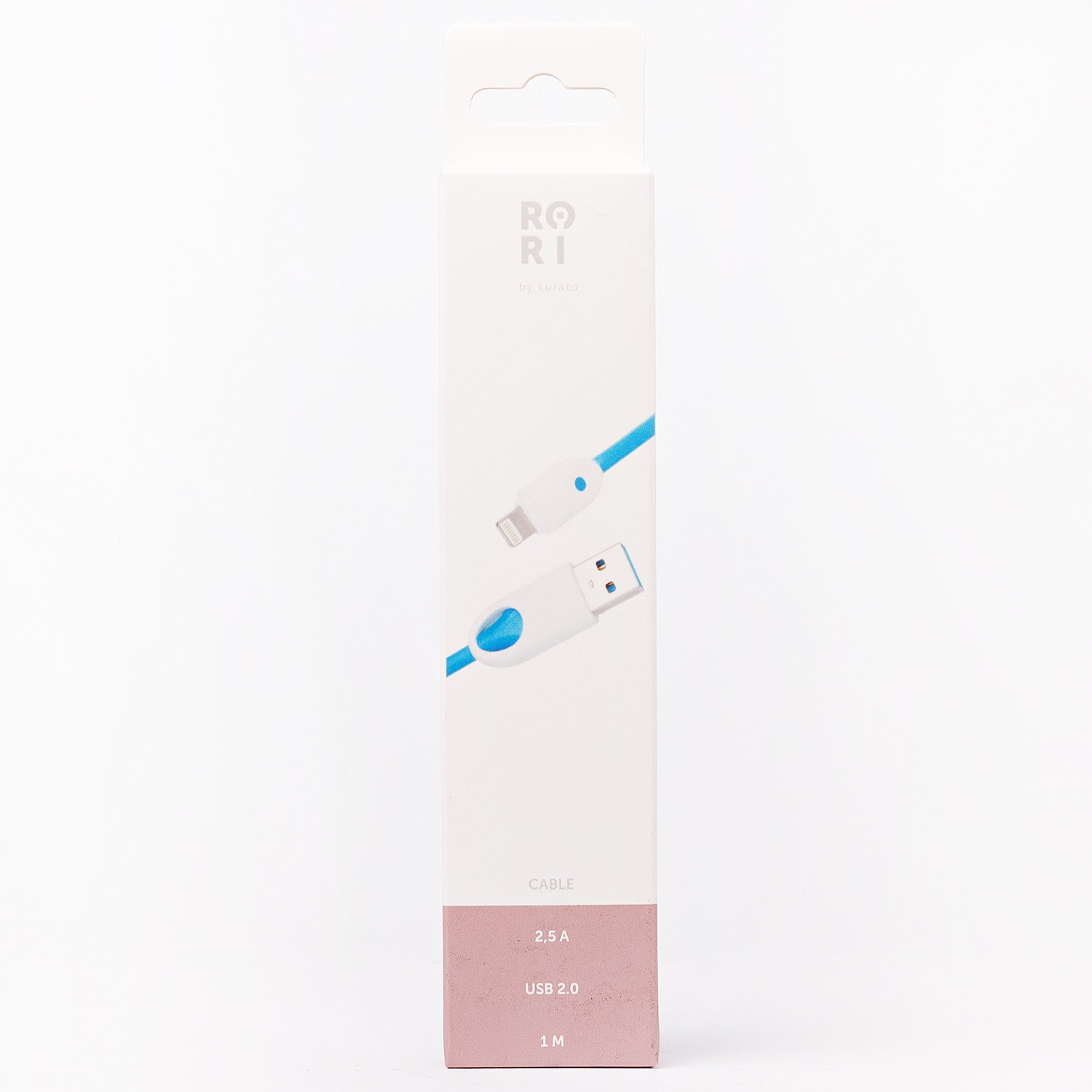 

Кабель USB-microUSB , Kurato, RORI-M200, 1м, синий (106672)