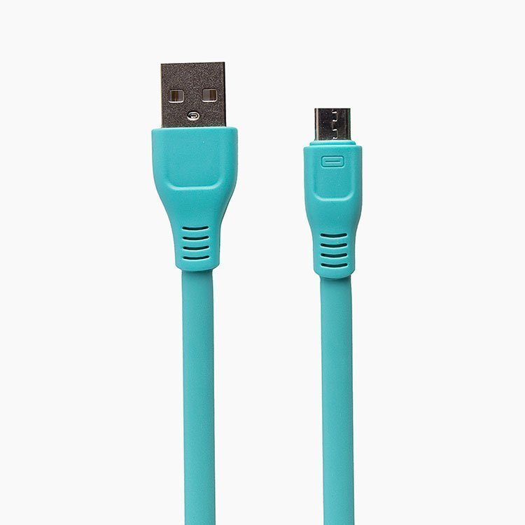 Кабель USB-microUSB , Recci, RCM-F01, 1м, зеленый (109610)