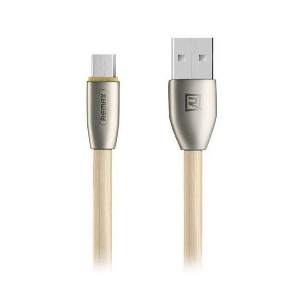 

Кабель Remax USB 2.0(AM)-micro USB 2.0, RC-043m Kinght для HTC/Samsung, 1м, золотистый (64858)