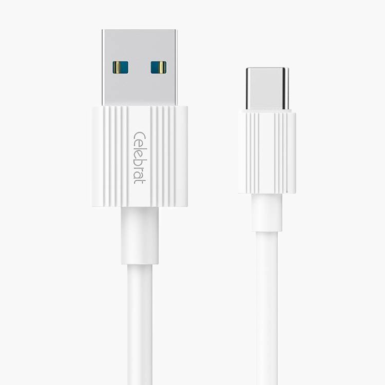 

Кабель USB-Type-C, Celebrat, CB-09T, 1м, белый (106475)