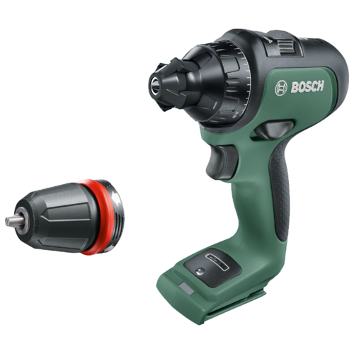 

Дрель-шуруповерт Bosch AdvancedDrill 18, аккумуляторный, 36 Н·м, 1350 об/мин, 18V, Li-Ion, быстрозажимной патрон, 1кг (06039B5004) поставляется без аккумуляторов и зарядного устройства, AdvancedDrill 18