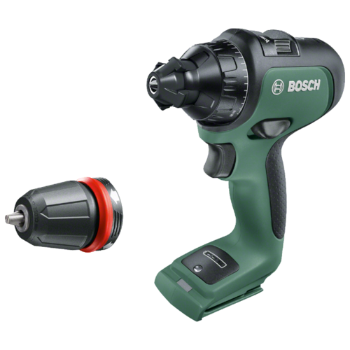 Дрель-шуруповерт Bosch AdvancedDrill 18, аккумуляторный, 36 Н·м, 1350 об/мин, 18V, Li-Ion, быстрозажимной патрон, 1кг (06039B5004) поставляется без аккумуляторов и зарядного устройства