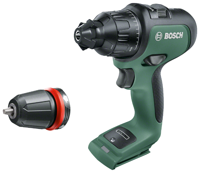 

Дрель-шуруповерт Bosch AdvancedImpact 18, аккумуляторный, 36 Н·м, 1500 об/мин, 18V, Li-Ion, быстрозажимной патрон, 1.1кг (06039B5104) поставляется без аккумуляторов и зарядного устройства, AdvancedImpact 18