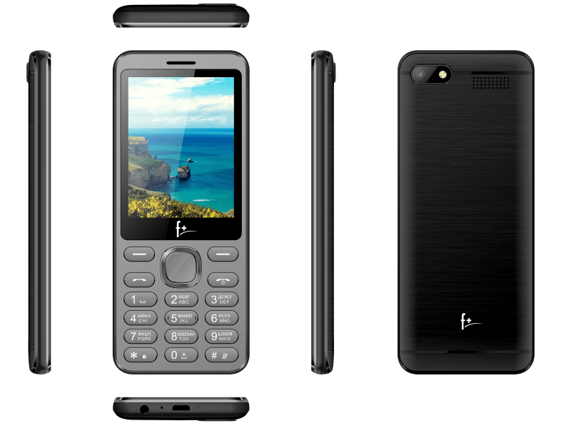 

Мобильный телефон F+ S286, 2.4" TN, 32Mb RAM, 32Mb, 1xCam, 2-Sim, 1000 мА·ч, micro-USB, темно-серый, S286