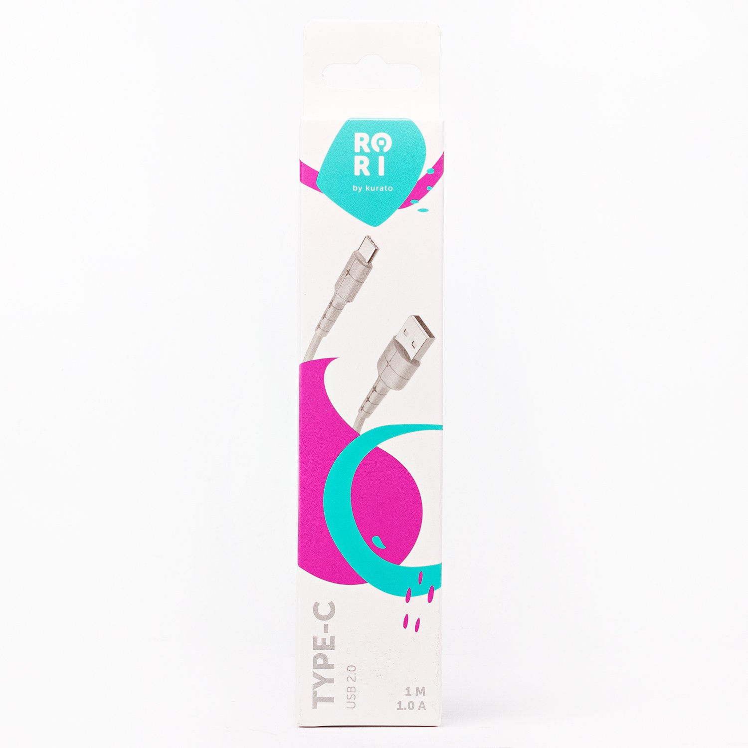 

Кабель USB-Type-C, Kurato, RORI-T105, 1м, зеленый (106665)