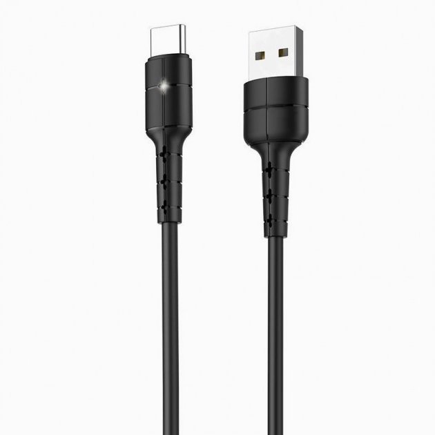 

Кабель USB-Type-C, Kurato, RORI-T105, 1м, чёрный (106662), Черный