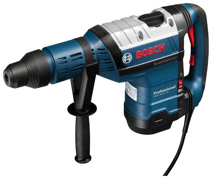 Перфоратор BOSCH GBH 8-45 DV Professional, сетевой, SDS-Max, 1500Вт, 12.5 Дж, 305 об/мин, 2760 уд/мин, кейс, 8.9кг (0611265000)