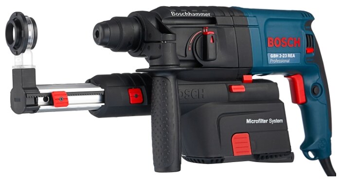 Перфоратор BOSCH GBH 2-23 REA Professional, сетевой, SDS-Plus, 710Вт, 2.3 Дж, 1000 об/мин, 4400 уд/мин, кейс, 3.6кг (0611250500)