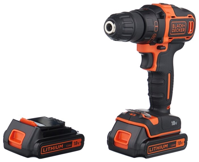Дрель-шуруповерт BLACK+DECKER BDCDD186KB-QW