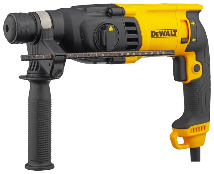 Перфоратор DeWALT D25133K, сетевой, SDS-Plus, 800Вт, 2.8 Дж, 1500 об/мин, 5500 уд/мин, кейс, 3кг (D25133K-KS)