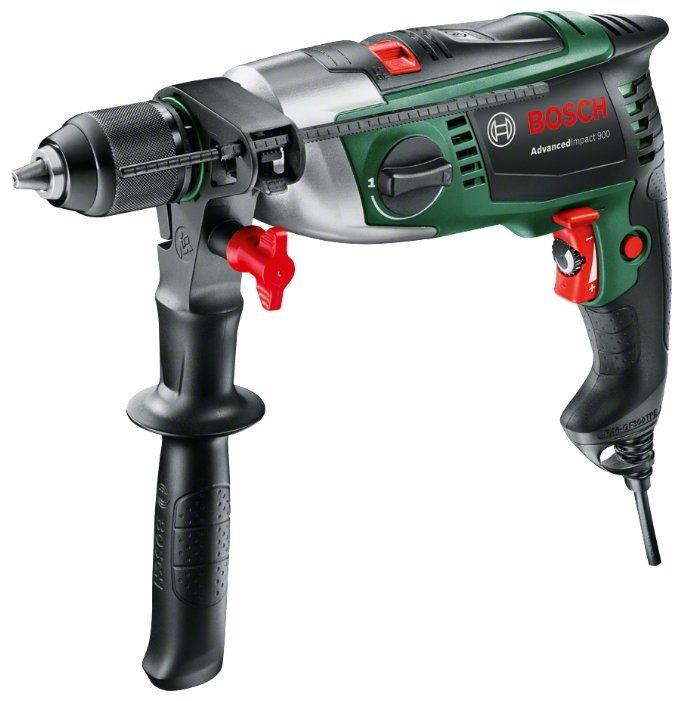 

Дрель BOSCH AdvancedImpact 900, сетевая, 900Вт, 73 Н·м, 2850 об/мин, ударная, быстрозажимной патрон, кейс, 2.6кг (0603174020), AdvancedImpact 900