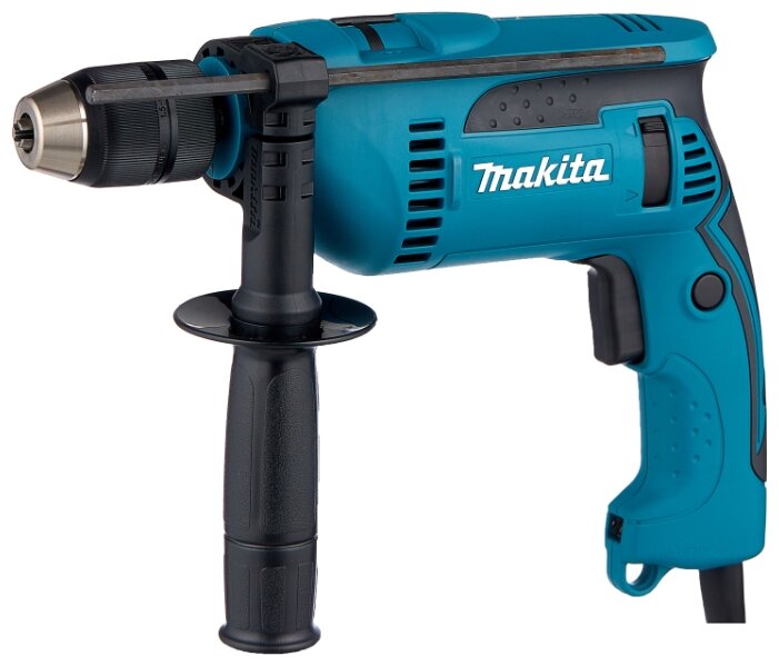 

Дрель Makita HP1641F, сетевая, 680Вт, 2800 об/мин, ударная, быстрозажимной патрон, 2кг, HP1641F