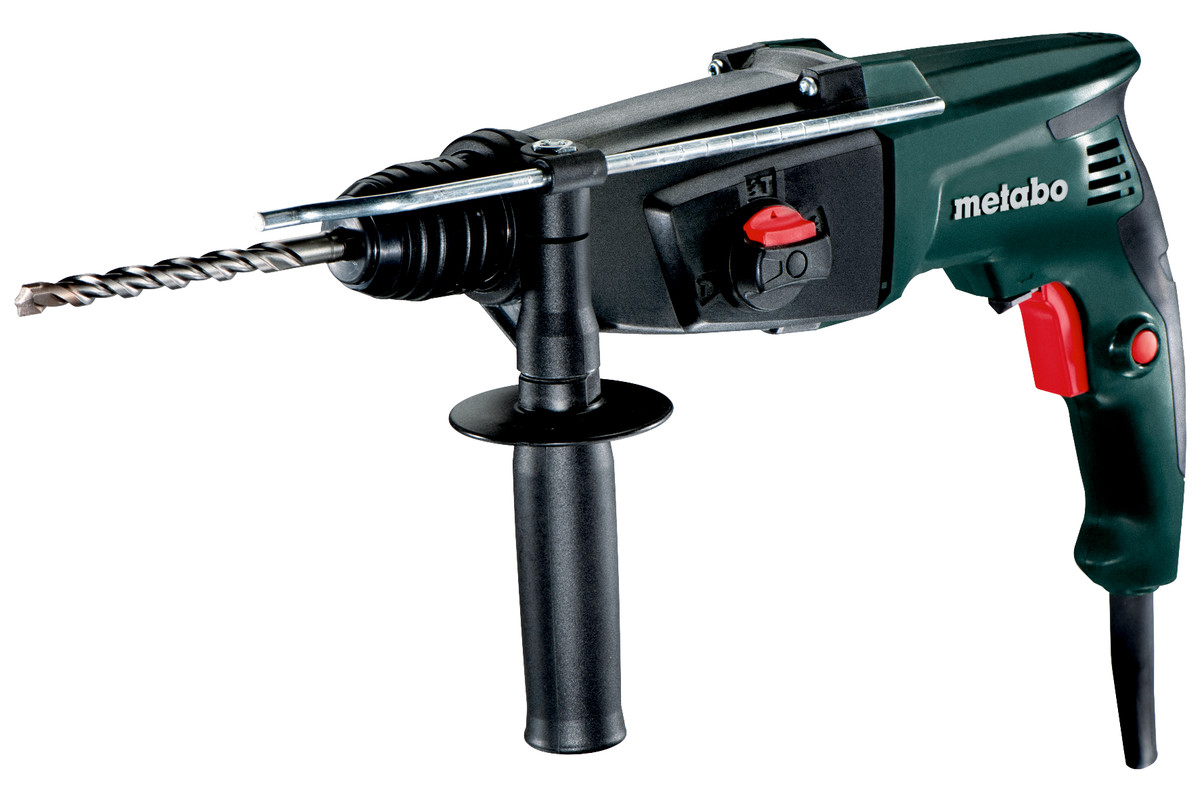 

Перфоратор Metabo KHE 2444, сетевой, SDS-Plus, 800Вт, 2.8 Дж, 1230 об/мин, 5400 уд/мин, кейс, 2.4кг (606154510), KHE 2444