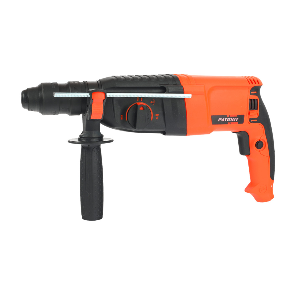 

Перфоратор PATRIOT RH 262Q The One, сетевой, SDS-Plus, 800Вт, 2.8 Дж, 1300 об/мин, 5500 уд/мин, кейс, 3.2кг (140301335), RH 262Q The One