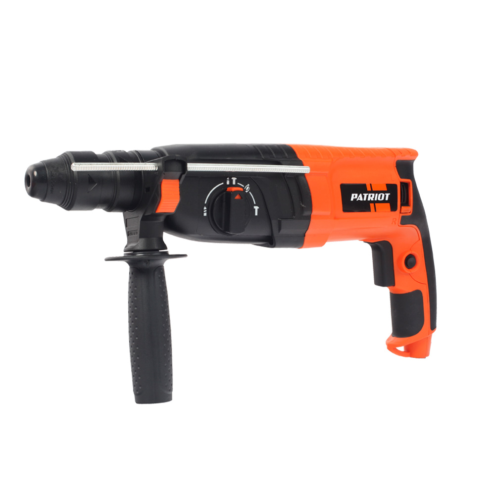 

Перфоратор PATRIOT RH 265Q, сетевой, SDS-Plus, 800Вт, 2.8 Дж, 1200 об/мин, 5300 уд/мин, кейс, 3кг (140301330), RH 265Q