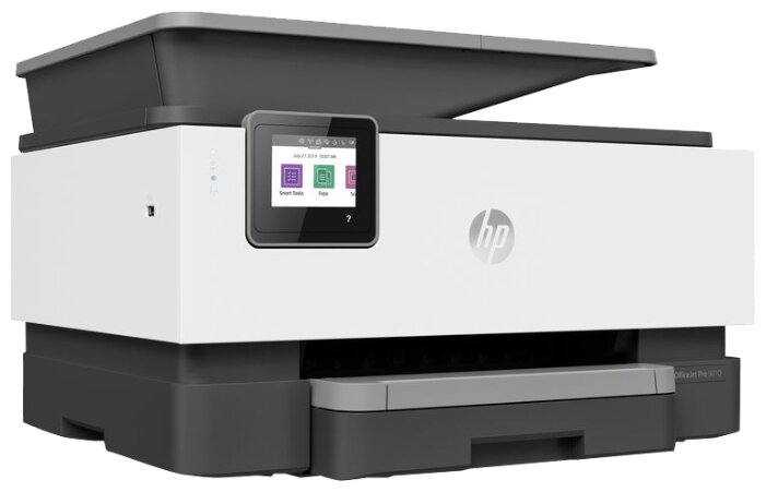 МФУ струйный HP OfficeJet Pro 9010, A4, цветной, 22стр/мин (A4 ч/б), 18стр/мин (A4 цв.), 1200x1200dpi, дуплекс, ДАПД-35 листов, факс, USB (3UK83B) - фото 1