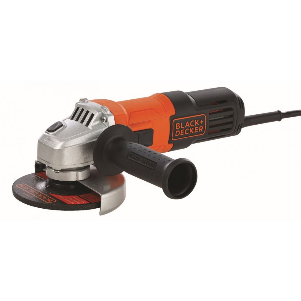 УШМ (болгарка) BLACK+DECKER G650, сетевая, 650Вт, 115мм, 12000 об/мин (G650-RU)