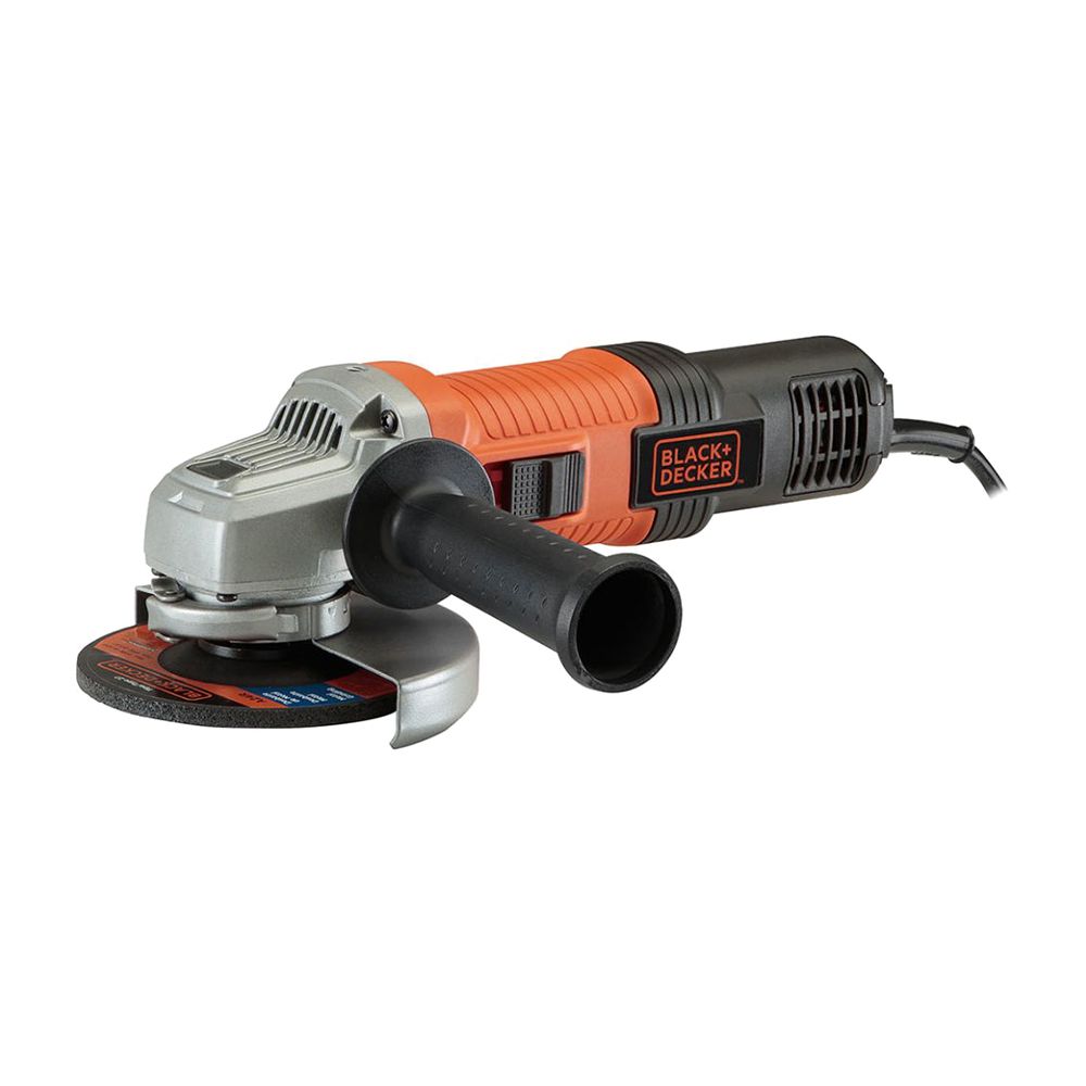 УШМ (болгарка) BLACK+DECKER G850, сетевая, 850Вт, 125мм, 12000 об/мин (G850-RU)