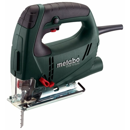 Электролобзик Metabo STEB 70 Quick 570Вт маятниковый ход регулировка частоты хода сдув опилок 601040500 795000₽