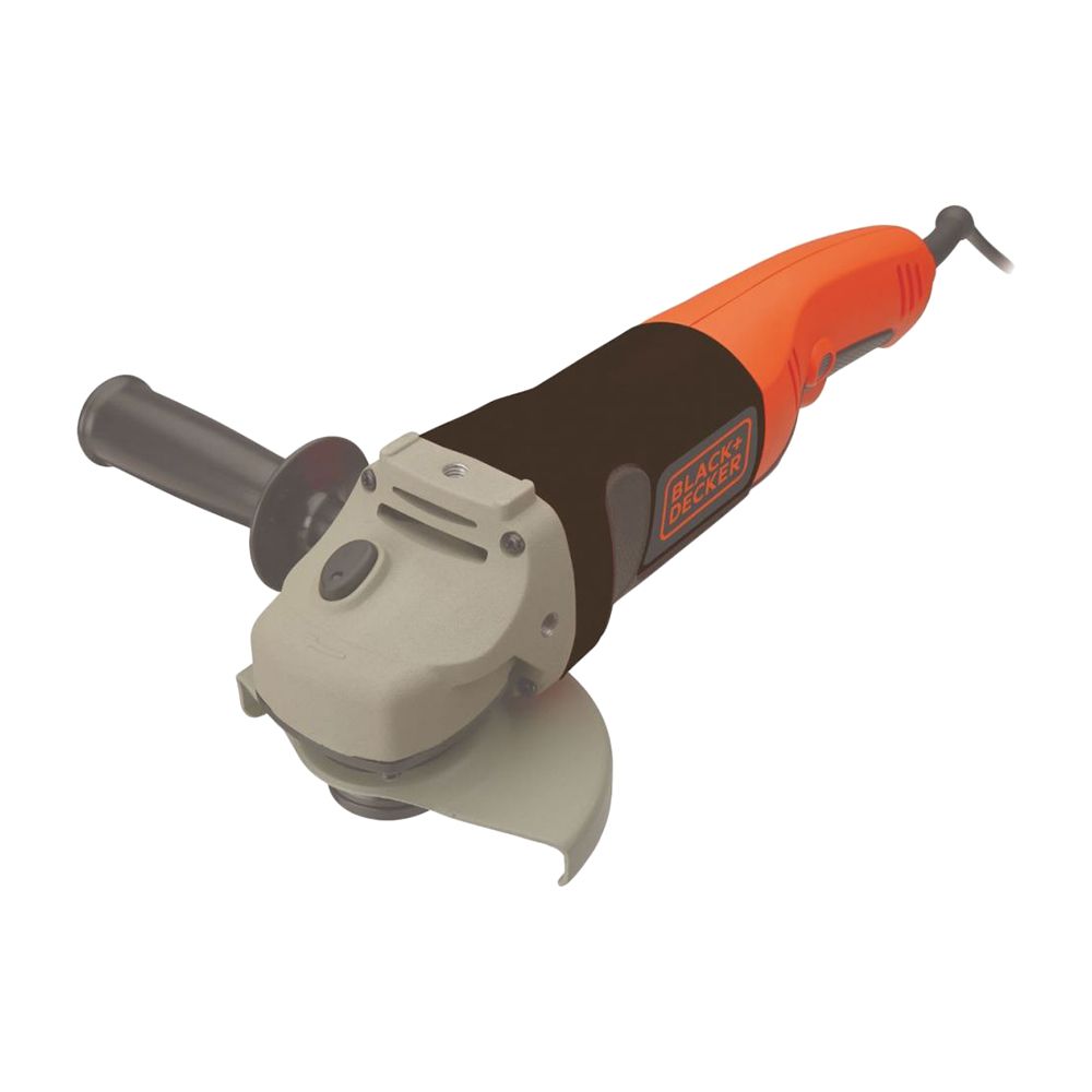 

УШМ (болгарка) BLACK+DECKER KG1202K, сетевая, 1200Вт, 125мм, 11000 об/мин, кейс, 2.7кг (KG1202K-QS), KG1202K