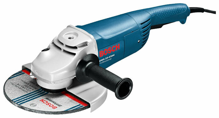 

УШМ (болгарка) BOSCH GWS 22-230 JH Professional, сетевая, 2200Вт, 230мм, 6500 об/мин, 5.2кг (0601882203), GWS 22-230 JH Professional