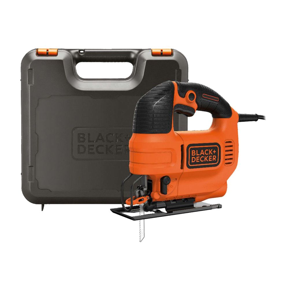 

Электролобзик BLACK+DECKER KS701PEK-XK, 520Вт, маятниковый ход, регулировка частоты хода, сдув опилок, KS701PEK-XK