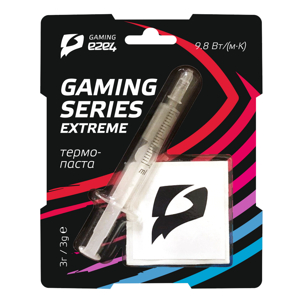 Термопаста e2e4 Gaming Series Extreme, 9.8 Вт/м*К, 3г (OT-GSE-TG-3G)
