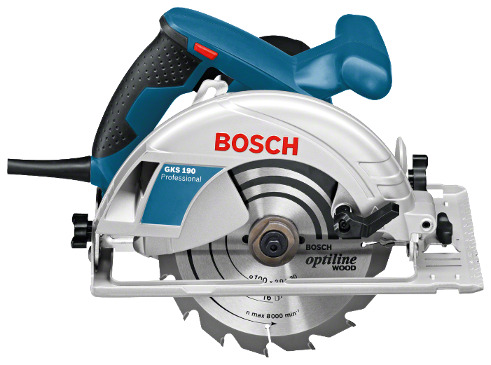 Дисковая пила Bosch GKS 190 14 кВт 5500 обмин диаметр диска 19 см 0601623000 2240000₽