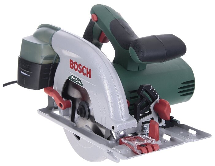 Дисковая пила Bosch PKS, 1.2 кВт, 5600 об/мин, диаметр диска 16 см (0603501020)