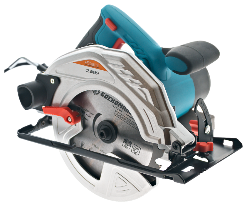 

Дисковая пила Sturm! CS50185P, 1.3 кВт, 5000 об/мин, диаметр диска 18.5 см, CS50185P