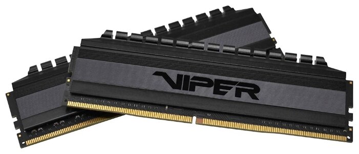 

Комплект памяти DDR4 DIMM 16Gb (2x8Gb), 4000MHz, CL19, 1.35 В, Patriot Memory, Viper 4 Blackout (PVB416G400C9K), PVB416G400C9K