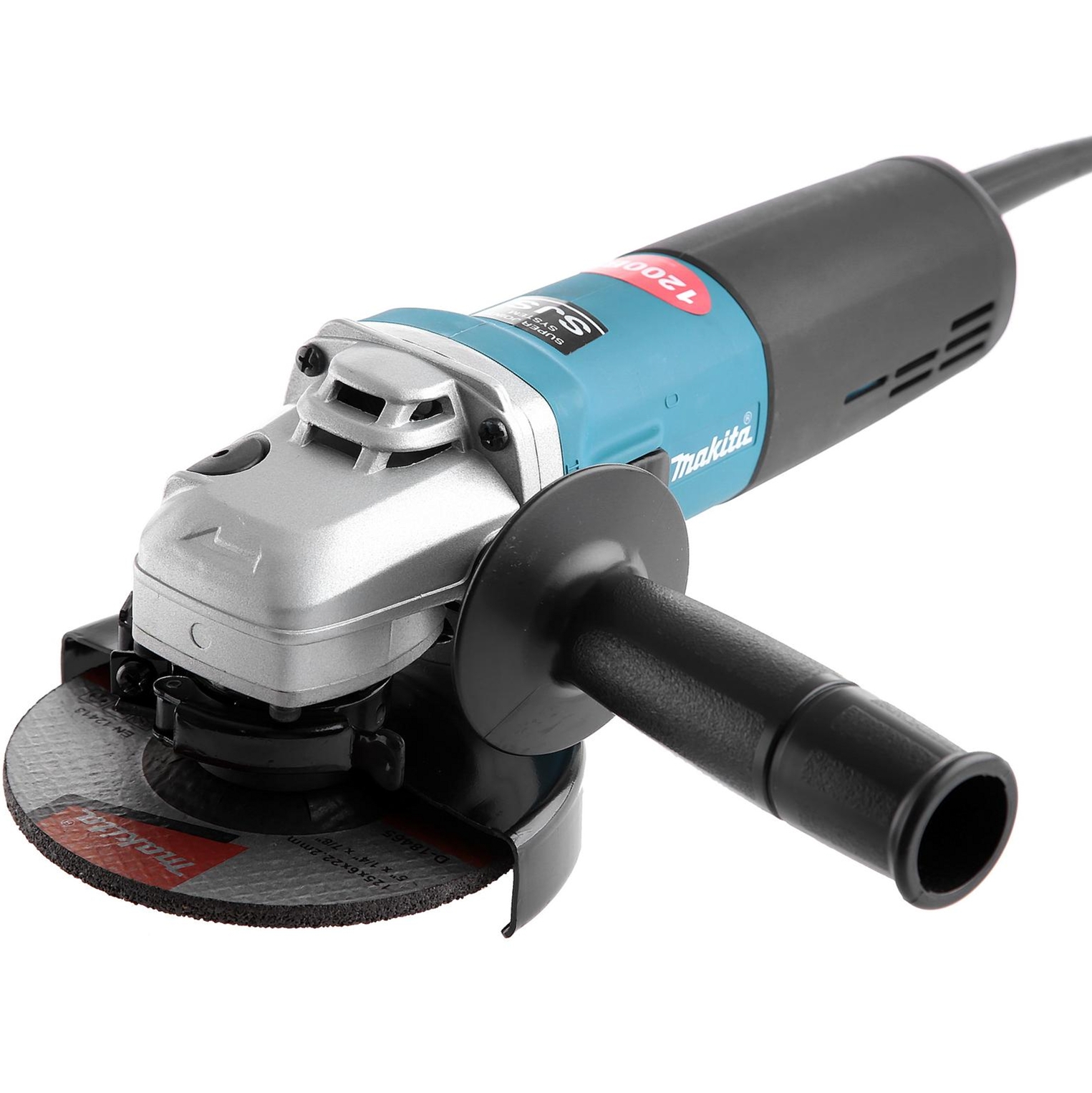 

УШМ (болгарка) Makita 9562CH, сетевая, 1200Вт, 125мм, 11000 об/мин, 1.7кг, 9562CH