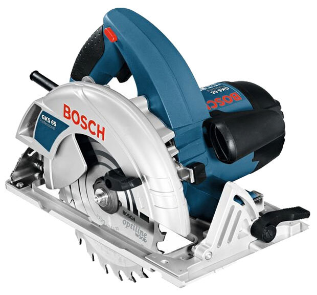 Дисковая пила Bosch GKS, 1.6 кВт, 5900 об/мин, диаметр диска 19 см, страна-производитель - Китай (0601667000)