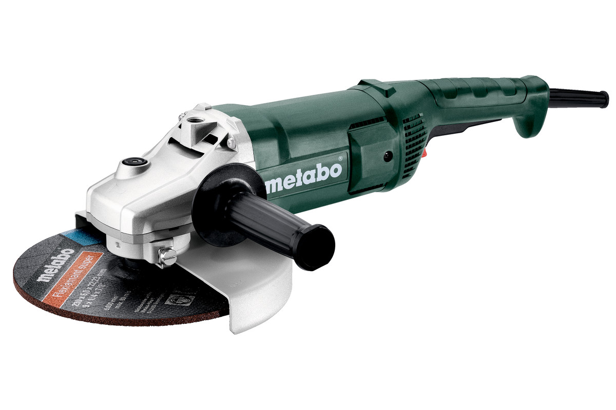 

УШМ (болгарка) Metabo W 2200-230, сетевая, 2200Вт, 230мм, 6600 об/мин, 5.2кг (606435010), W 2200-230