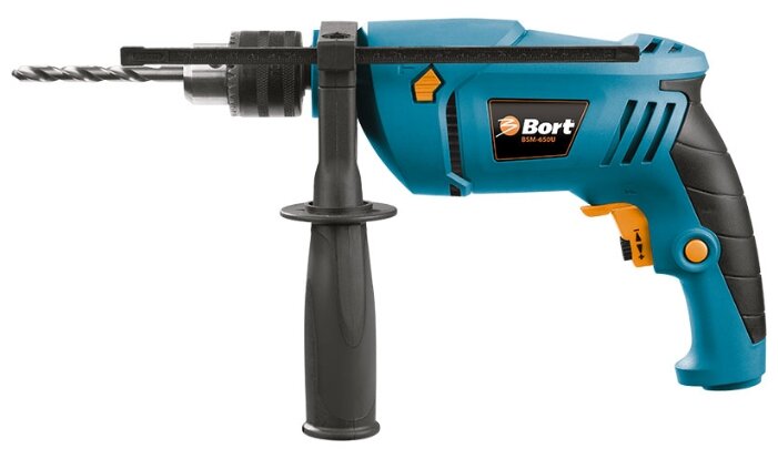 

Дрель Bort BSM-650U, сетевая, 650 Вт, 3000 об/мин, ударная, 2 кг (93726881), BSM-650U