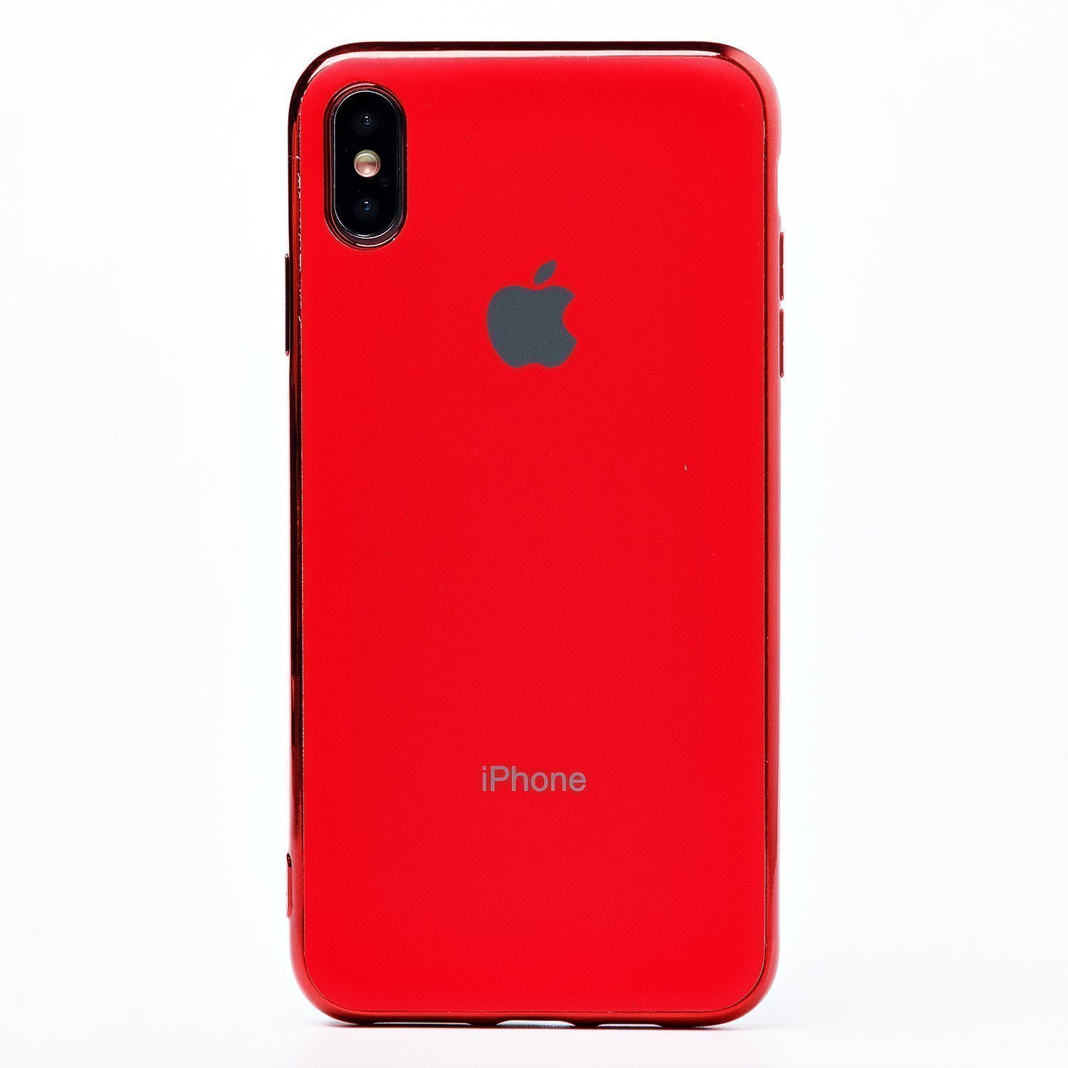 

Чехол-накладка ORG SC154 матовый для смартфона Apple iPhone XS Max, силикон, красный (113001)